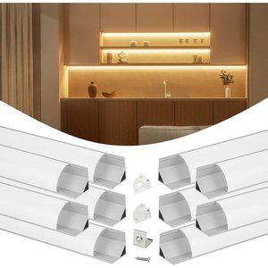 LED Light Strips Light Effects 6.6ft Adjustable Trimmable Light Strips 5 pack Re